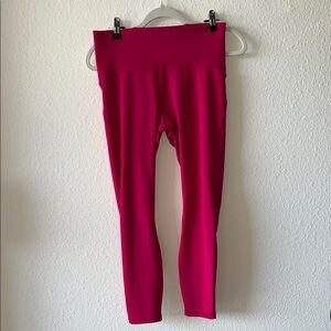 Lululemon Athletica Pink Leggings Soft Knit Tapered
